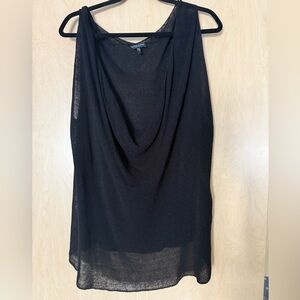 Eileen Fisher Sheer Drape Tank Top